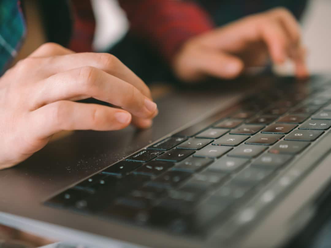Digital Consulting Pros - Digital Marketing Agency Malta 11 Person using a keyboard while testing an accessible website
