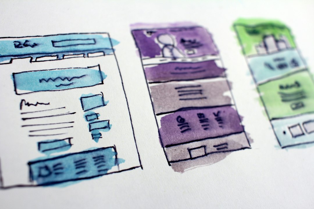 Digital Consulting Pros - Digital Marketing Agency Malta 11 Website wireframe sketches used to plan a Malta business website