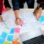 Website Redesign SEO Checklist for Malta Businesses 4 Team planning a website redesign and SEO migration