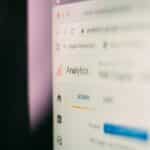 SEO analytics dashboard used during a technical website audit