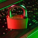 Website Security Checklist for Malta Businesses Before Launch 1 Digital padlock representing website security on a laptop screen
